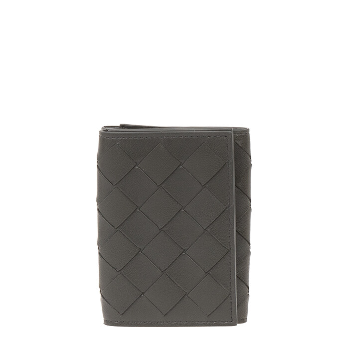 [로로모다] 보테가베네타 체크 로고 여성 반지갑 / 609285-VCPP2-1444 - Bottega Veneta