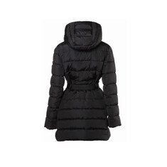 프라다 25FW 삼각로고 벨티드 후드 패딩 자켓 블랙 29O364 106O F0002 썸네일 2