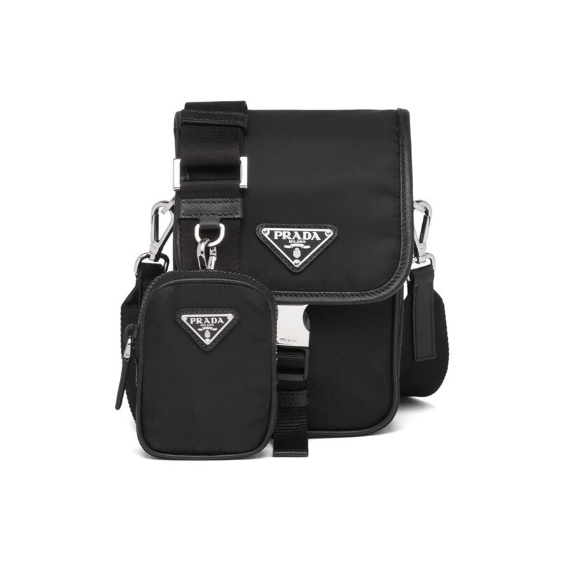 프라다 25FW 삼각로고 테수토 스몰 크로스백 블랙 2VD043 2DMH F0002 - Prada
