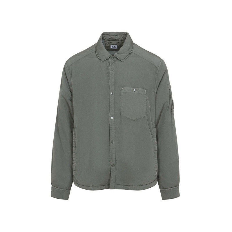 CP컴퍼니 25FW 렌즈 와펜 셔츠 자켓 그레이 19CMOS088A 005904G 921 - CP company