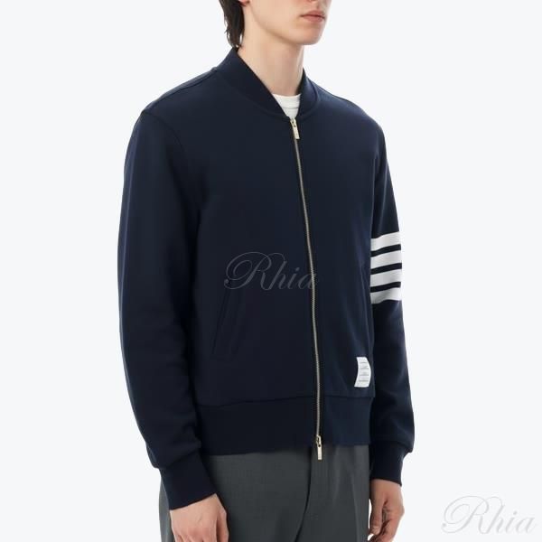 톰브라운 26SS 클래식 루프백 4 바 봄버 자켓 MJT280A 00535 415 - Thom Browne