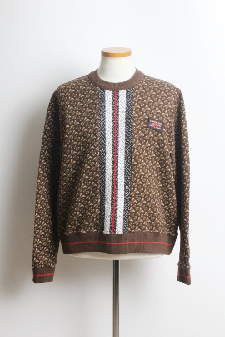 버버리 TB 모노그램 맨투맨 L(100) - Burberry