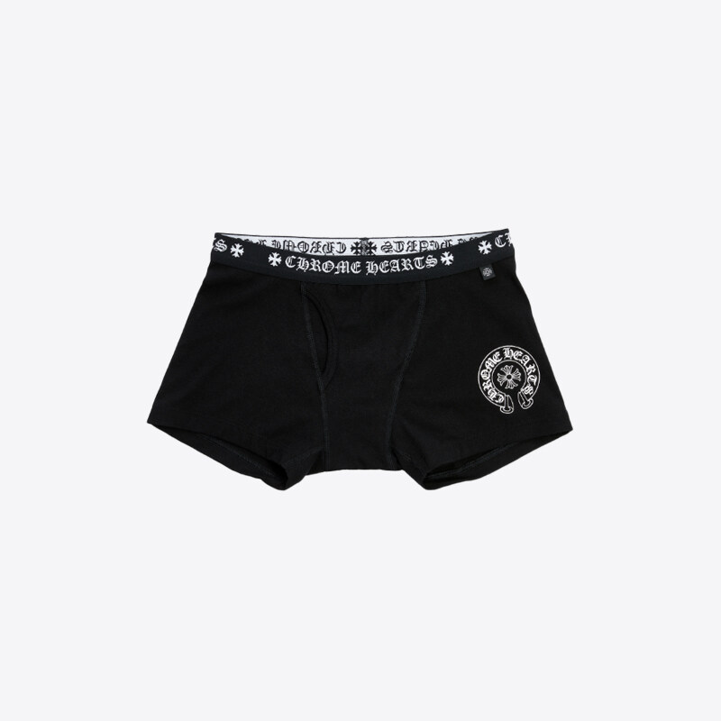 크롬하츠 박서 브리프 쇼츠 (블랙화이트) - Chrome Hearts