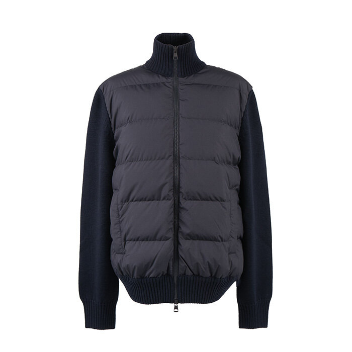 [로로모다] 몽클레어 로고 패치 남성 패딩 가디건 / 9B00040-M1131-778 - Moncler