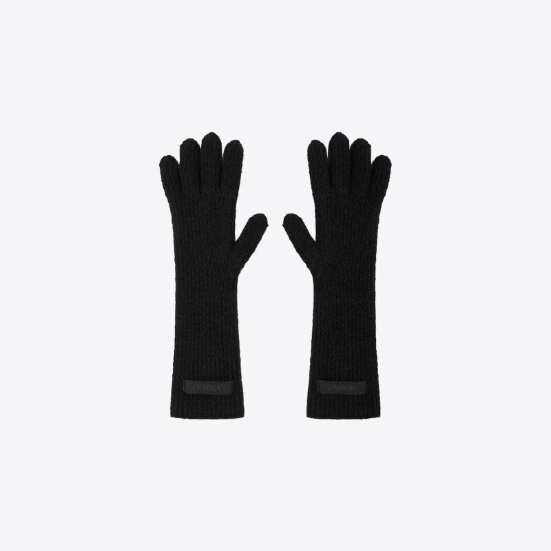 자크뮈스 그로그랭 알파카 글러브 장갑 (블랙) ACU00668AK00227 990 - Jacquemus