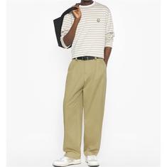 메종키츠네 스트라잎 긴팔티셔츠 PM00122KJ0044 beige white 썸네일 3