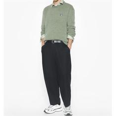 메종키츠네 울스웨터 PM00817KT1180 LAUREL GREEN 썸네일 5