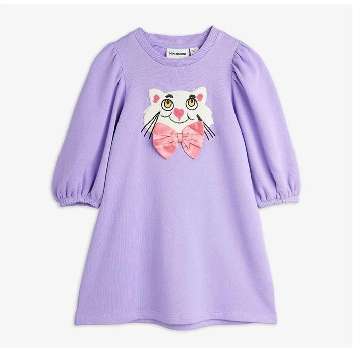 미니로디니 고양이 드레스 2575012845 Purple - Mini Rodini