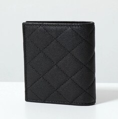 쇼핑백 풀셋 샤넬 빅 CC 로고 캐비어 반지갑 금장 블랙 AP3519 B13703 94305 썸네일 1