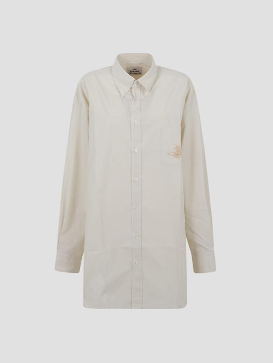 25FW 비비안웨스트우드 셔츠 35010021W017EA404 IVORY DOM - Vivienne Westwood