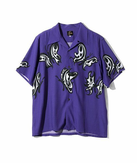 25SS 니들스 폴로 티셔츠 QV432 PURPLE DOM - Needles