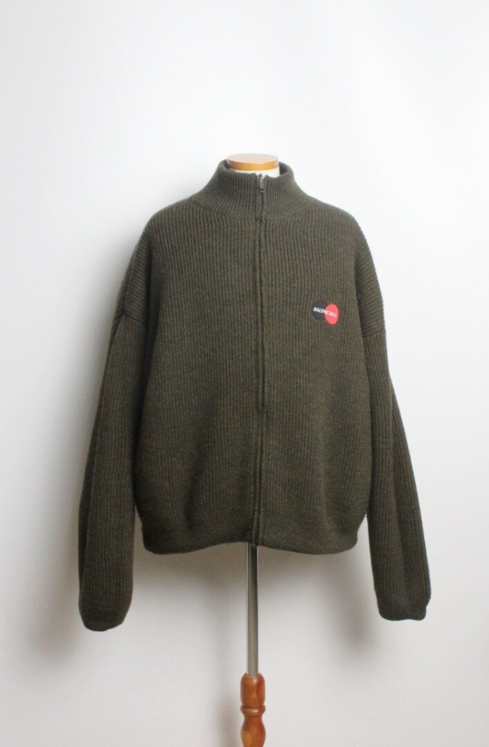  발렌시아가 리버시블 플리스 집업 양면 자켓 XL(110) - Balenciaga