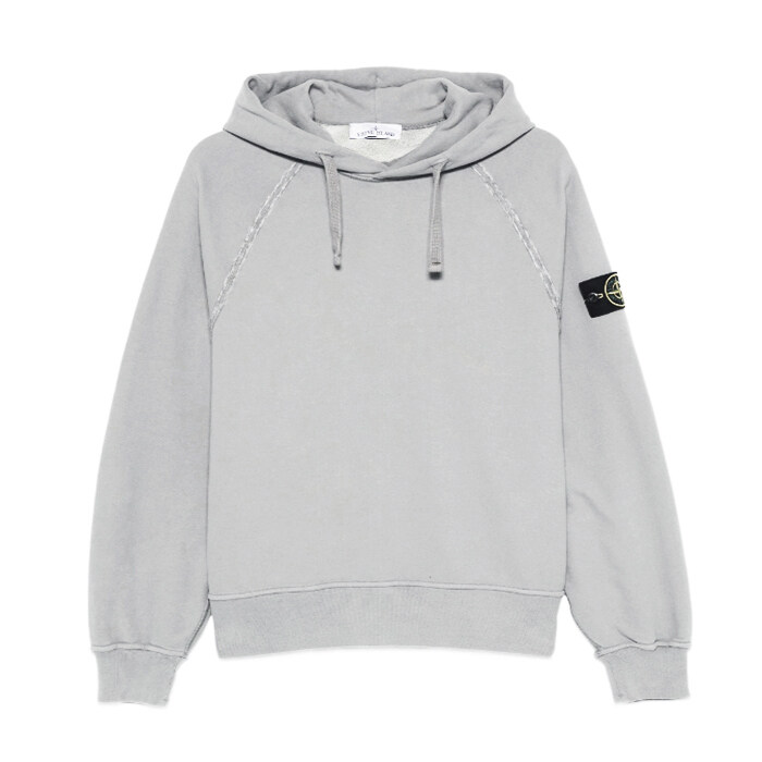 25FW 스톤아일랜드 멜란지 그레이 오버핏 기모 후드 K2S156100023 S0M20 V0M64 - Stone Island