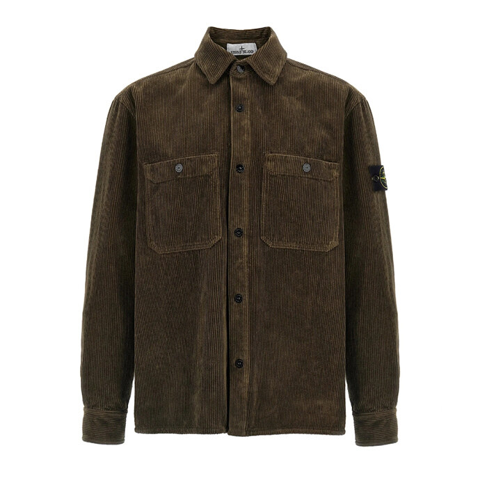 25FW 스톤아일랜드 밀리터리 그린 코듀로이 자켓 K2S151200012 S0212 V0054 - Stone Island