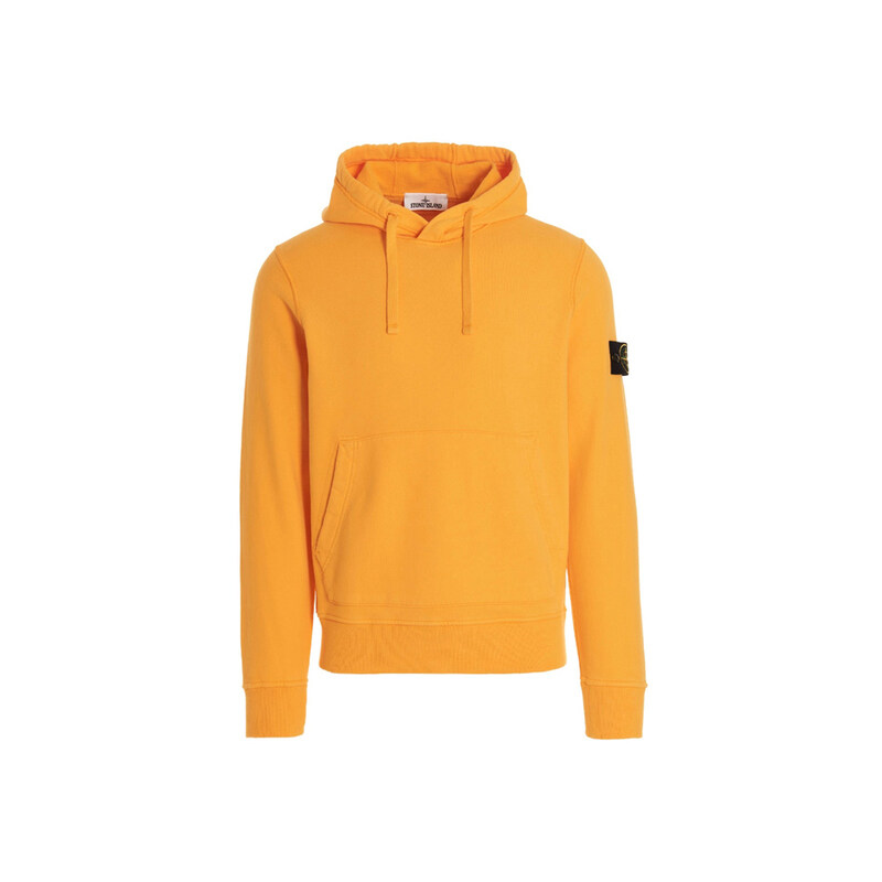 스톤 와펜 기모 후드티 옐로우 771564120 V0030 - Stone Island