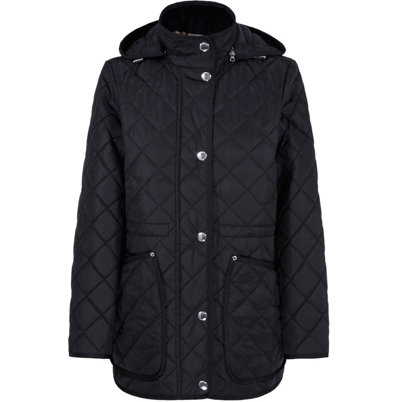 버버리 25SS ROXBUGH 퀄팅 후드 자켓 블랙 8070967 - Burberry