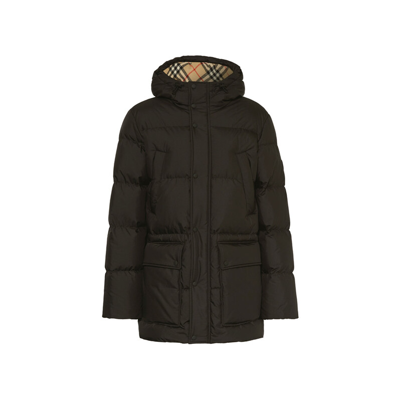 버버리 25FW BURFORD 로고 패딩자켓 블랙 8110360 - Burberry