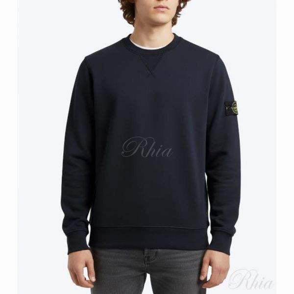 스톤아일랜드 6100044 오가닉 코튼 플리스 스웨트셔츠 K1S15 S0051 V0020 - Stone Island