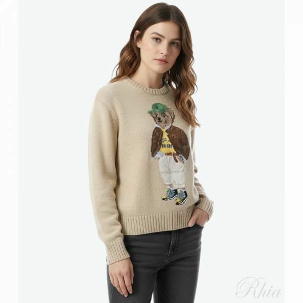 폴로랄프로렌 폴로 베어 코튼 크루넥 스웨터 211972121001 - Polo Ralph Lauren