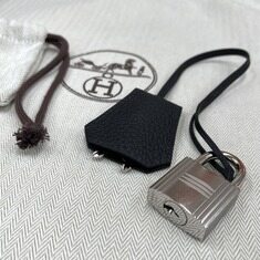 [더럭스] 에르메스 켈리 핵아도 GM 블랙 은장 H083591 썸네일 8