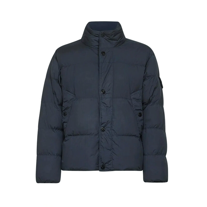 25FW 가먼트다이 크링클랩스 패딩자켓 네이비 K2S15 4100010 S0A23 V0020 - Stone Island