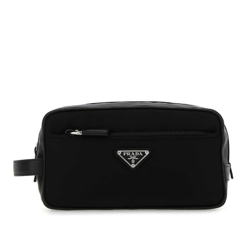 프라다 남성 클러치백 리나일론 사피아노 레더 트래블 파우치 2NA819 2DMH F0002 - Prada