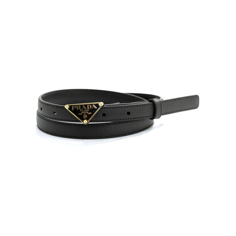 프라다 26SS 삼각로고 사피아노 벨트 블랙 1CC621 053 F0002 - Prada