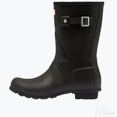 헌터 오리지널 쇼츠 블랙 WFS1000RMA BLK 오리지날 숏 레인부츠 썸네일 1