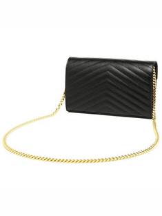 생로랑 금장 모노그램 엔벨롭 체인 숄더백 블랙 377828 BOW01 1000 썸네일 2