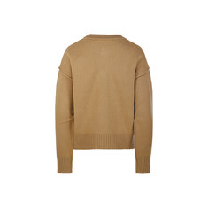 아미 25FW 하트 로고 울 가디건 카멜 UKC368 018 288 썸네일 3