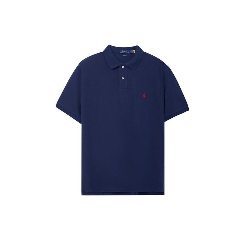 폴로랄프로렌 26SS 레드 포니 자수 클래식핏 카라 티셔츠 블루 710783656 012 - Polo Ralph Lauren