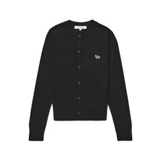 메종키츠네 25FW 여성 베이비 폭스 패치 가디건 블랙 MW00507KT1036 P199 썸네일 1