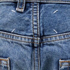 메종마르지엘라 25FW 백 스티치 워싱 데님진 블루 S29LA0094 S30561 984 썸네일 3