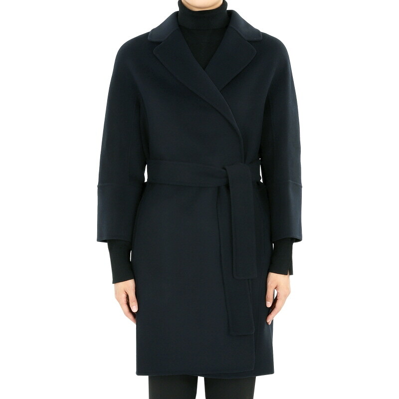 디몬트 막스마라 여성 아로나 버진 울 코트(네이비) 2429016111600 012 - Max Mara