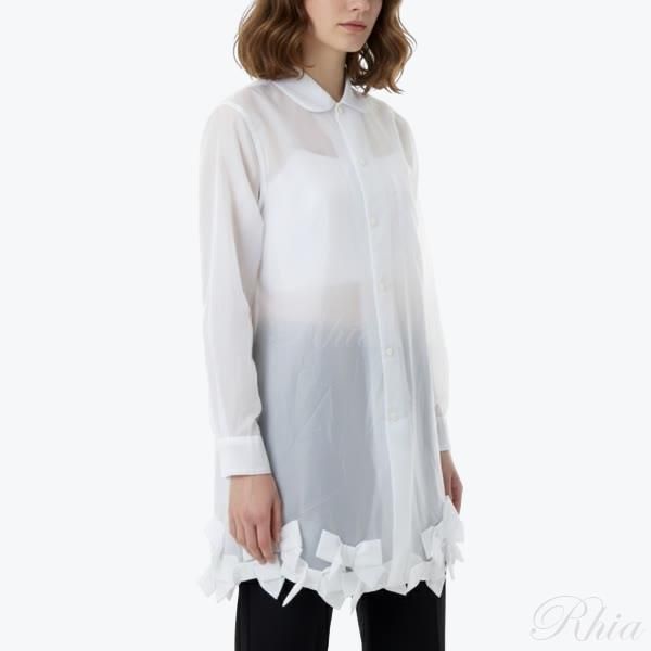 꼼데가르송 타프타 가먼트 워시드 셔츠 NP B004 051 2 W25 - Comme des Garcons