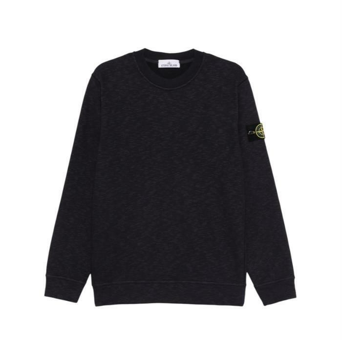 스톤아일랜드 브러쉬드 레귤러핏 크루넥 니트 네이비 6100053 S0238 V0026 - Stone Island