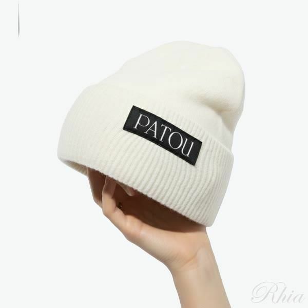 빠투 로고 패치 비니 AC0478065 009A - Patou