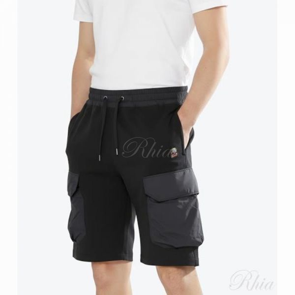 파라점퍼스 보이스 24SS PMPAFP05 541 로고 패치 트레이닝 반바지 - Parajumpers