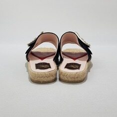 로저비비에 크리스탈 버클 에스파듀 슬라이드 샌들 썸네일 5