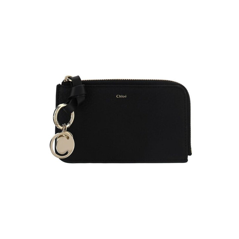 끌로에 25FW 알파벳 스몰 코인 카드지갑 블랙 CHC21WP944F57 001 - Chloe