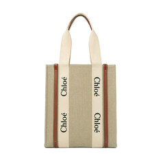 끌로에 25FW 우디 로고 토트백 세피아 브라운 CHC24SS366I26 27S 썸네일 1