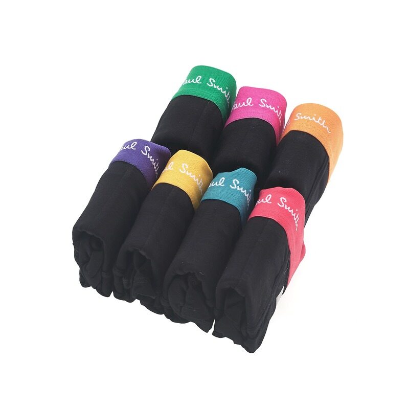 [폴스미스] 로고 밴딩 드로즈 7PACK 팬티 M1A_914_M7PK1_79_BLACK - Paul Smith
