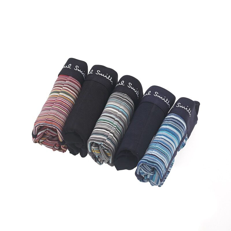 [폴스미스] 로고 밴딩 드로즈 5PACK 팬티 M1A_914_M5PKL_1A_MULTICOLOR - Paul Smith
