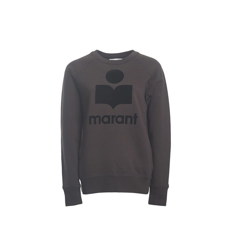 [이자벨마랑] MILLYNY 밀리니 크루넥 맨투맨 25PSW0160FA_A1M07E_02FK_FADED BLACK - Isabel Marant
