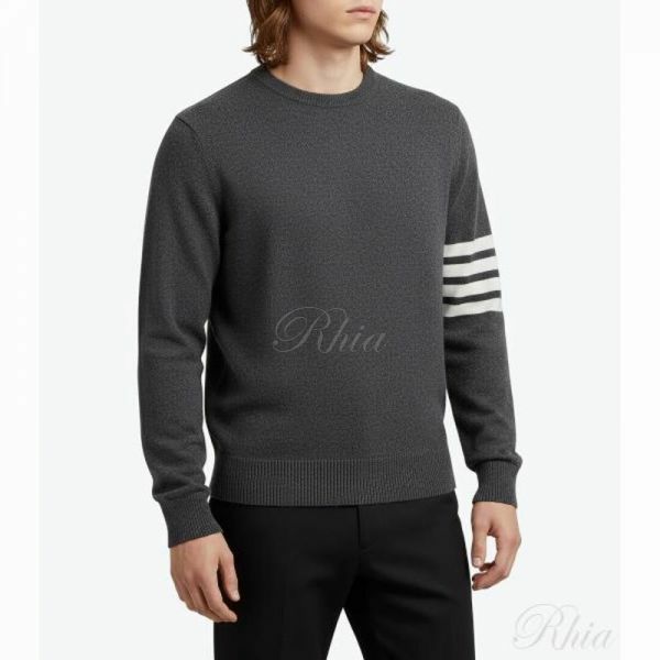 톰브라운 26SS 클래식 캐시미어 4 바 풀오버 니트 MKA001A 00011 038 - Thom Browne