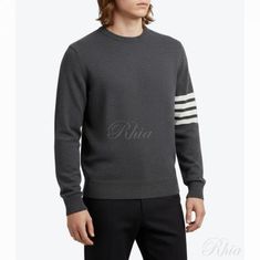 톰브라운 26SS 클래식 캐시미어 4 바 풀오버 니트 MKA001A 00011 038 썸네일 1