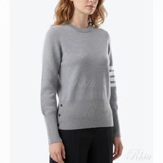 톰브라운 26SS 울 밀라노 스티치 클래식 4바 풀오버 니트 FKA239A 00014 055 썸네일 1