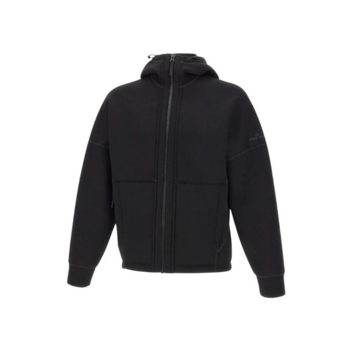 스톤아일랜드 오버핏 후드 스웨트 셔츠 블랙 6100031 S0213 V0029 - Stone Island