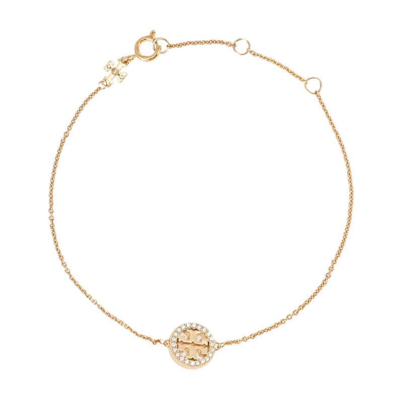 26SS 밀러 페이브 체인 브레이슬릿 골드/크리스탈 80997 783 - Tory Burch