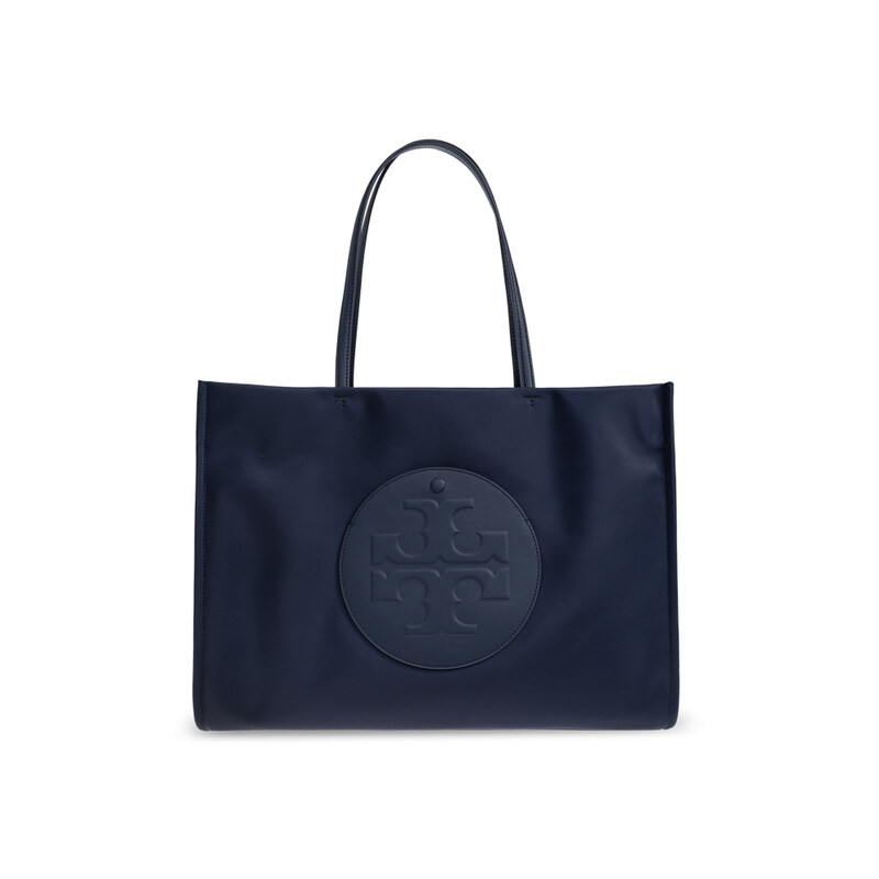 26SS 엘라 시그니처 로고 스몰 토트백 네이비 164757 400 - Tory Burch